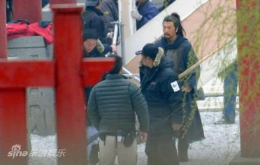 Донни Йен на съёмках Гуан Юн Чанг