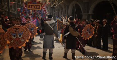 кадр со съёмочной площадки боевика Da Wu Sheng