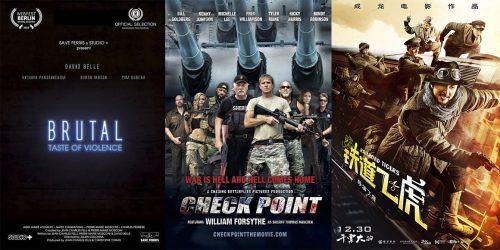 Промо-видео фильмов: Brutal: Taste Of Violence, Checkpoint и Railroad Tigers 1