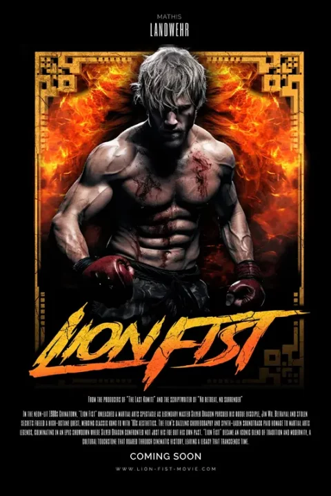 "Lion Fist" (Lion Fist) movie poster with Mathis Landwehr